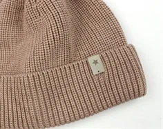 Huttelihut dusty rose beanie uld